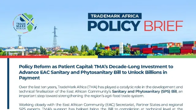 East African Community Sanitary and Phytosanitary Bill Brief cover