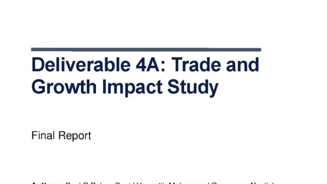 TMA Trade and Growth Impact Study