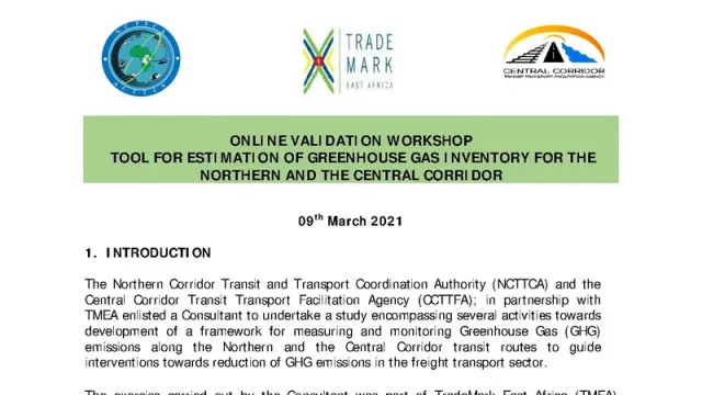 Greenhouse Gas Validation Workshop Report cover
